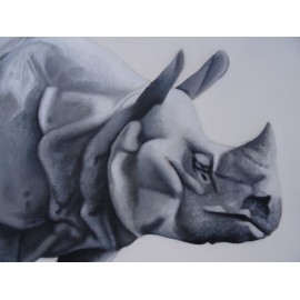 Tableau Rhinoceros -120x90 cm