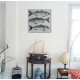 Peinture poissons Bar- 80x80 cm