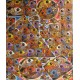 Tableau poissons piranhas multicolores- 120x100 cm