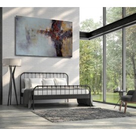 Peinture XXL abstraite moderne : MORNING SHADE, 200x140 cm