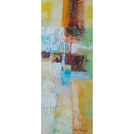 Tableau peinture murale 20x50 cm – Art contemporain chic